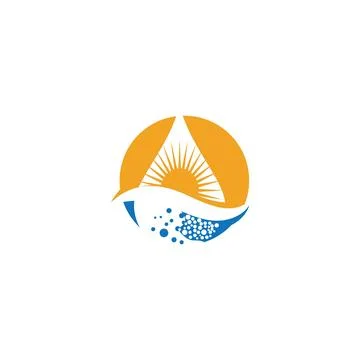 Water drop Logo Template vector Stock Illustration