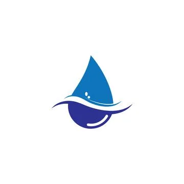 Water drop Logo Template vector Stock Illustration
