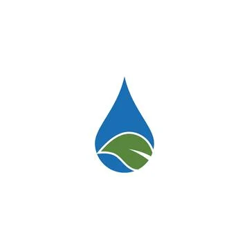 Water drop Logo Template vector Stock Illustration