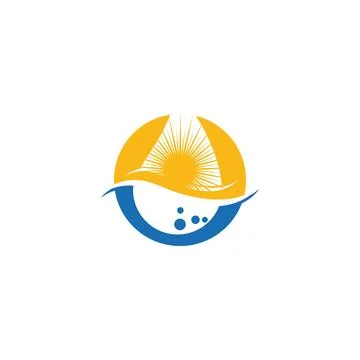 Water drop Logo Template vector Stockillustratie