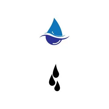 Water drop Logo Template vector Stock Illustration