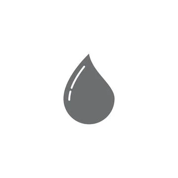 Water drop Logo Template vector Illustrazione stock