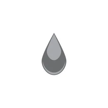 Water drop Logo Template vector Illustrazione stock