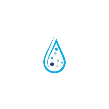 Water drop Logo Template vector Stock Illustration
