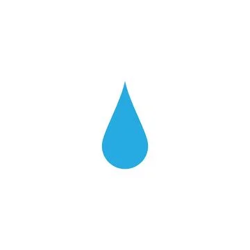 Water drop Logo Template vector Illustrazione stock