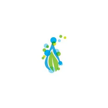 Water drop Logo Template vector Stock Illustration