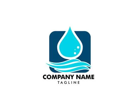 Water drop Logo Template vector illustration design Stock Illustration