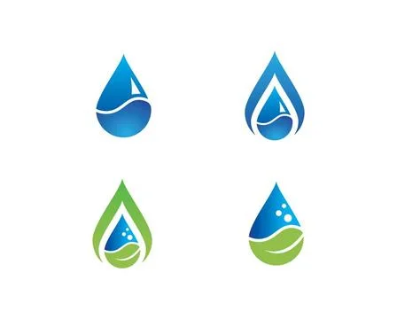 Water drop Logo Template vector illustration water drop Logo Template vect... Stock Photos