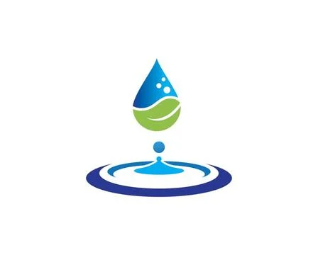 Water drop Logo Template vector illustration water drop Logo Template vect... Foto stock