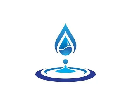 Water drop Logo Template vector illustration water drop Logo Template vect... Foto stock