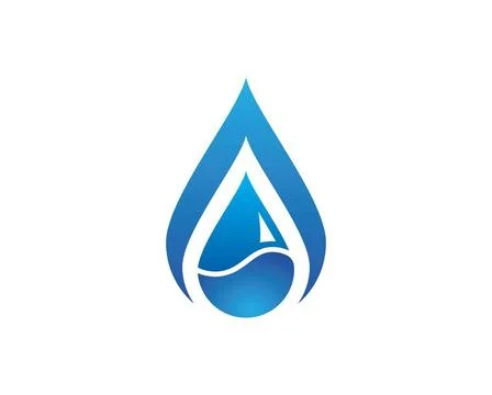 Water drop Logo Template vector illustration water drop Logo Template vect... Stock Photos
