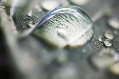 Water drop macro Stock Photos