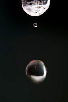 Water drop macro Stock Photos