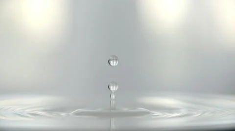 Water Drop Macro Slow Motion 5 Stock Footage 63303231