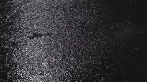 Water Drop Making Splash On Black Background, Slow Motion Stock Footage 68766057