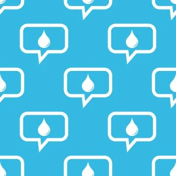 Water drop message pattern Stock Illustration