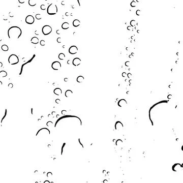 Water Drop Overlay Stock Illustration