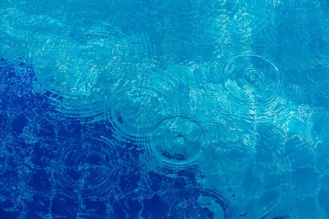 Water Drop Ripple Background Stock Photos