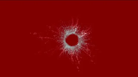 Water drop ripple splash spray liquid geyser hole tunnel. Stock Footage