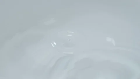 Water drop ripple in surface water Stock Footage 109430347