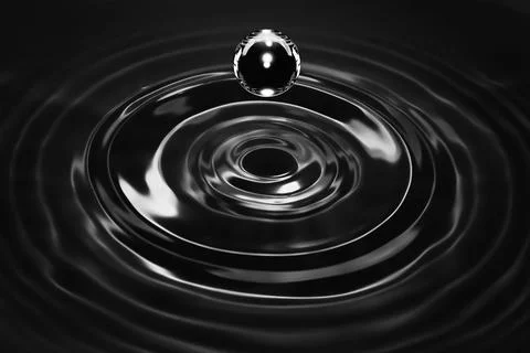 Water drop silver Photos