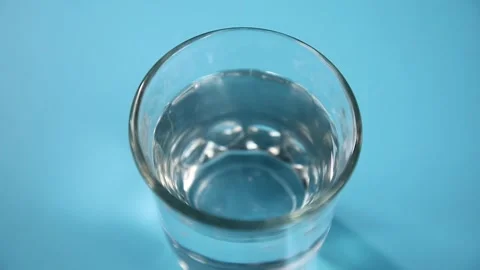 Water drop in slow motion, close up Stock Footage 134839471