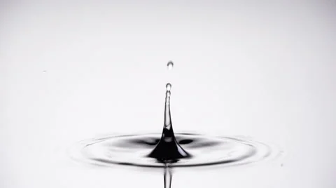 Water Drop Slow Motion 스톡 동영상 65429130