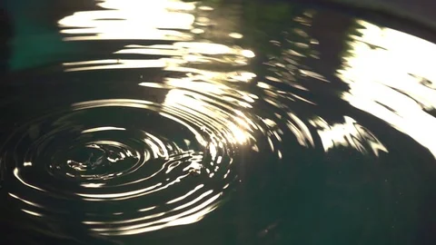 Water drop slow motion Stock Footage 89150629