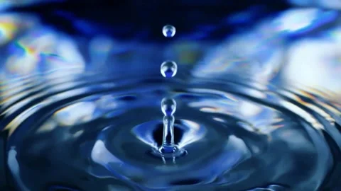 Water drop, slow motion, purity Stock Footage 314987127
