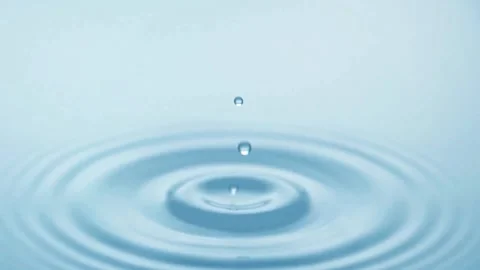 Water drop, slow motion, purity Stock Footage 314987133
