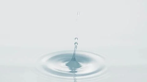 Water drop, slow motion, purity Stock Footage 314987143