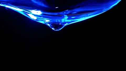 Water drop, slow motion, purity Stock Footage 314987165
