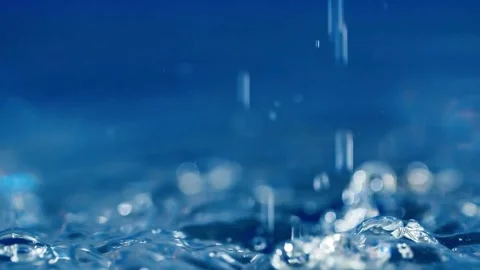 Water drop, slow motion, purity Stock Footage 314987262