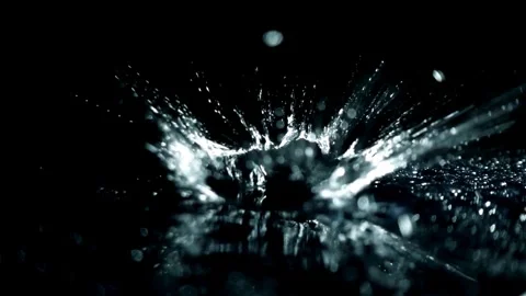 Water drop, slow motion, purity Stock Footage 314987386