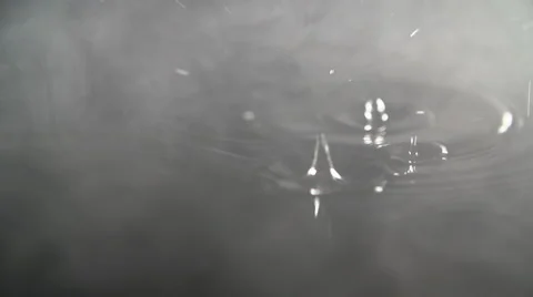 Water drop in smoke Vídeo Stock 49450531