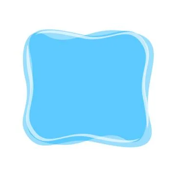Water drop splash isolated on white background banner, splash of water for el Stock Illustration