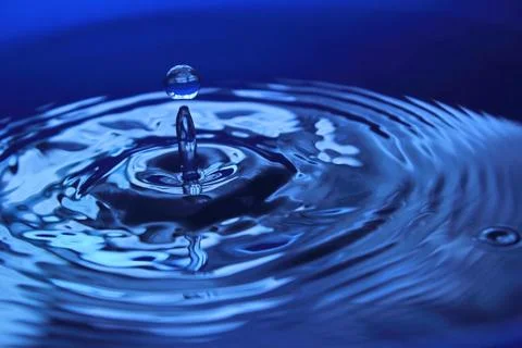 Water drop splash Stock Photos