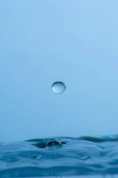 Water drop splash Stock Photos