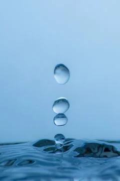 Water drop splash Stock Photos
