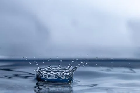 Water drop splash Stock Photos