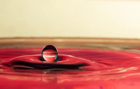Water drop splash Stock Photos