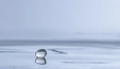 Water drop splash Foto stock