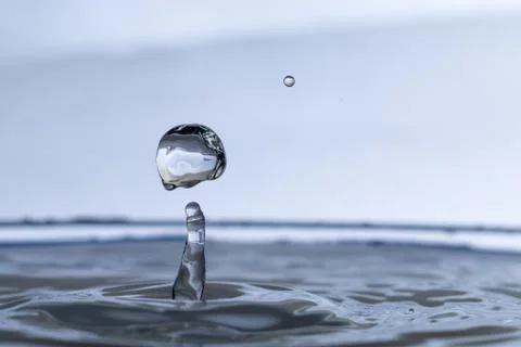 Water drop splash Stock Photos