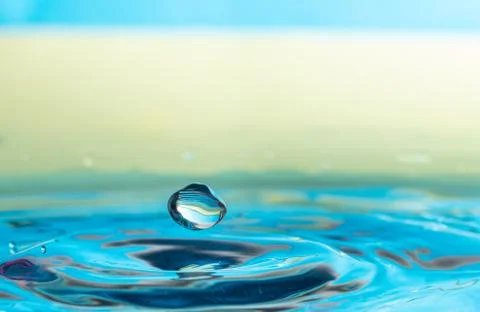 Water drop splash Stock Photos