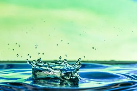Water drop splash Stock Photos