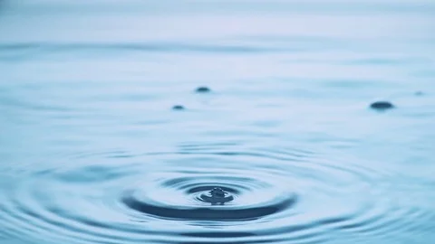 Water Drop Splash in Slow Motion Stock Footage 83813637