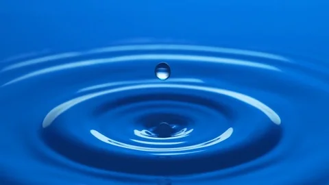 Water Drop Splash in Slow Motion Video stock 83841702
