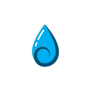 Water drop  Template vector illustration 스톡 일러스트