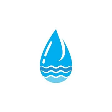 Water drop  Template vector illustration 스톡 일러스트