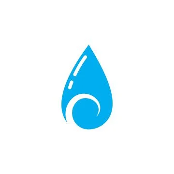 Water drop  Template vector illustration 스톡 일러스트